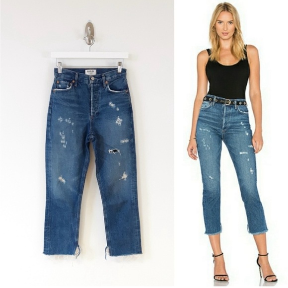 AGOLDE Riley Straight in Lowdown Sz 26 - Picture 5 of 16